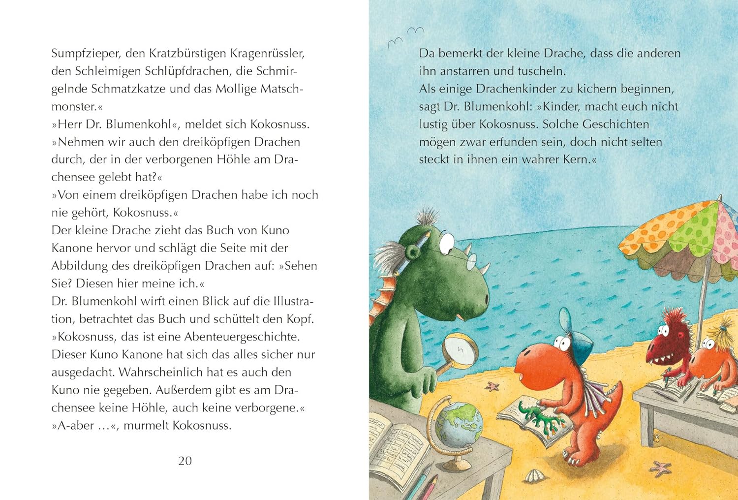 Der kleine Drache Kokosnuss – Aufregung in der Drachenschule: Großes Lesevergnügen zur Einschulung (Die Abenteuer des kleinen Drachen Kokosnuss, Band 31)
