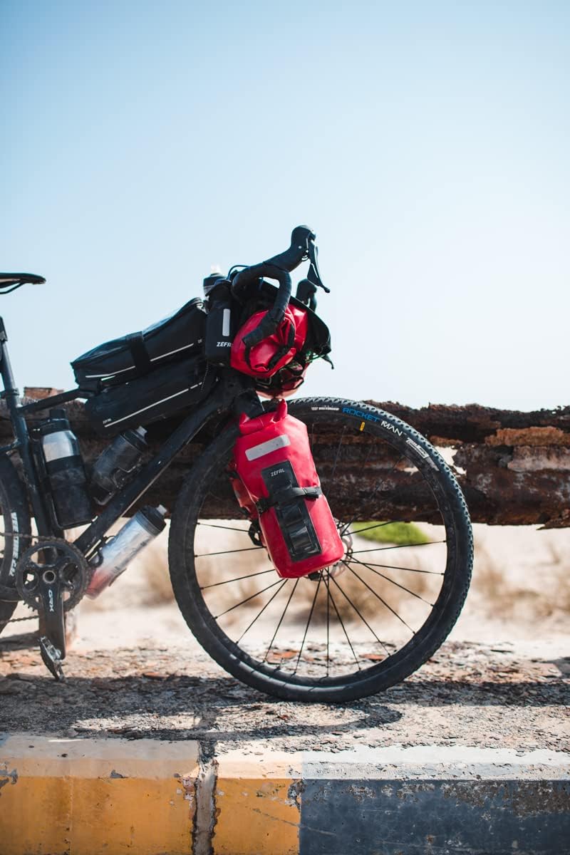 ZEFAL Z Adventure Fork Pack Front Bag & Holder, Black, 6 Litre