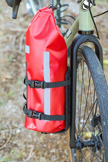 ZEFAL Z Adventure Fork Pack Front Bag & Holder, Black, 6 Litre