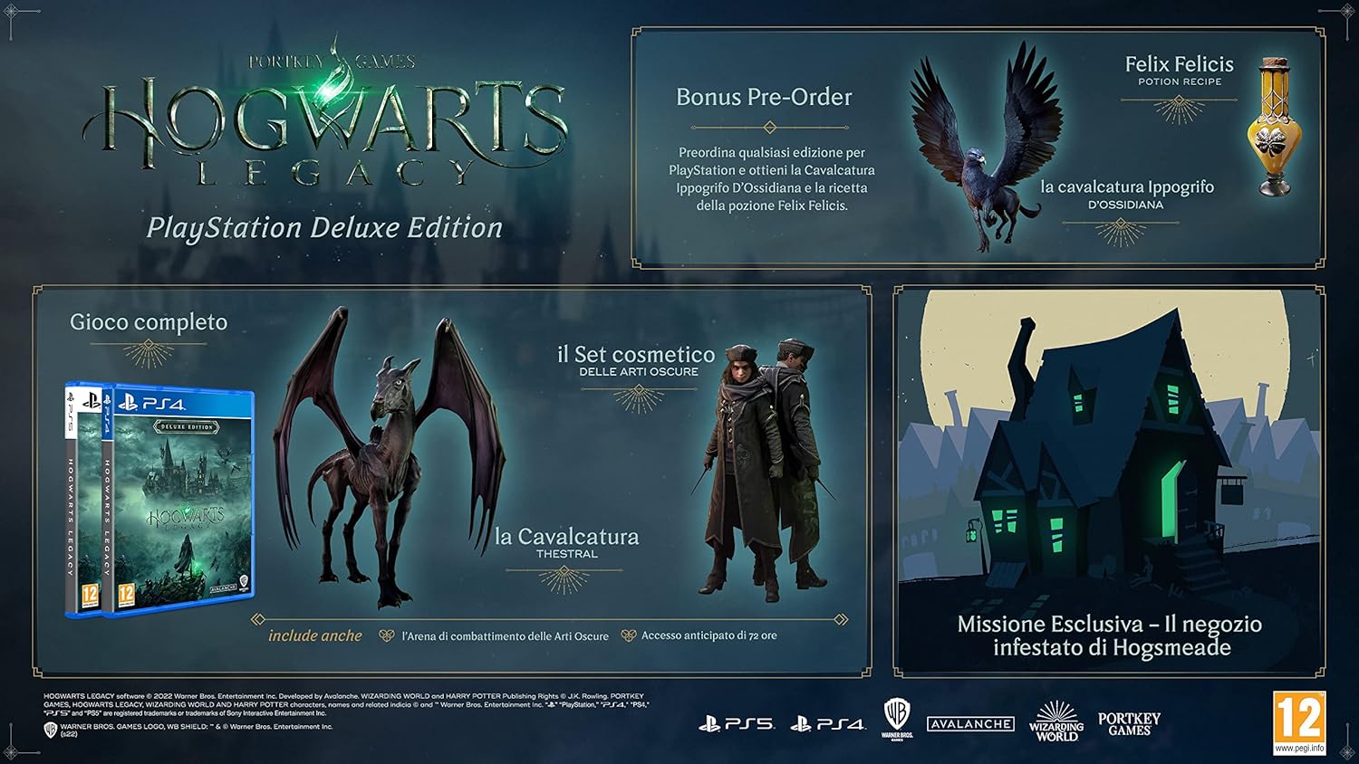 Warner Bros. Hogwarts Legacy, Deluxe Edition, PS4