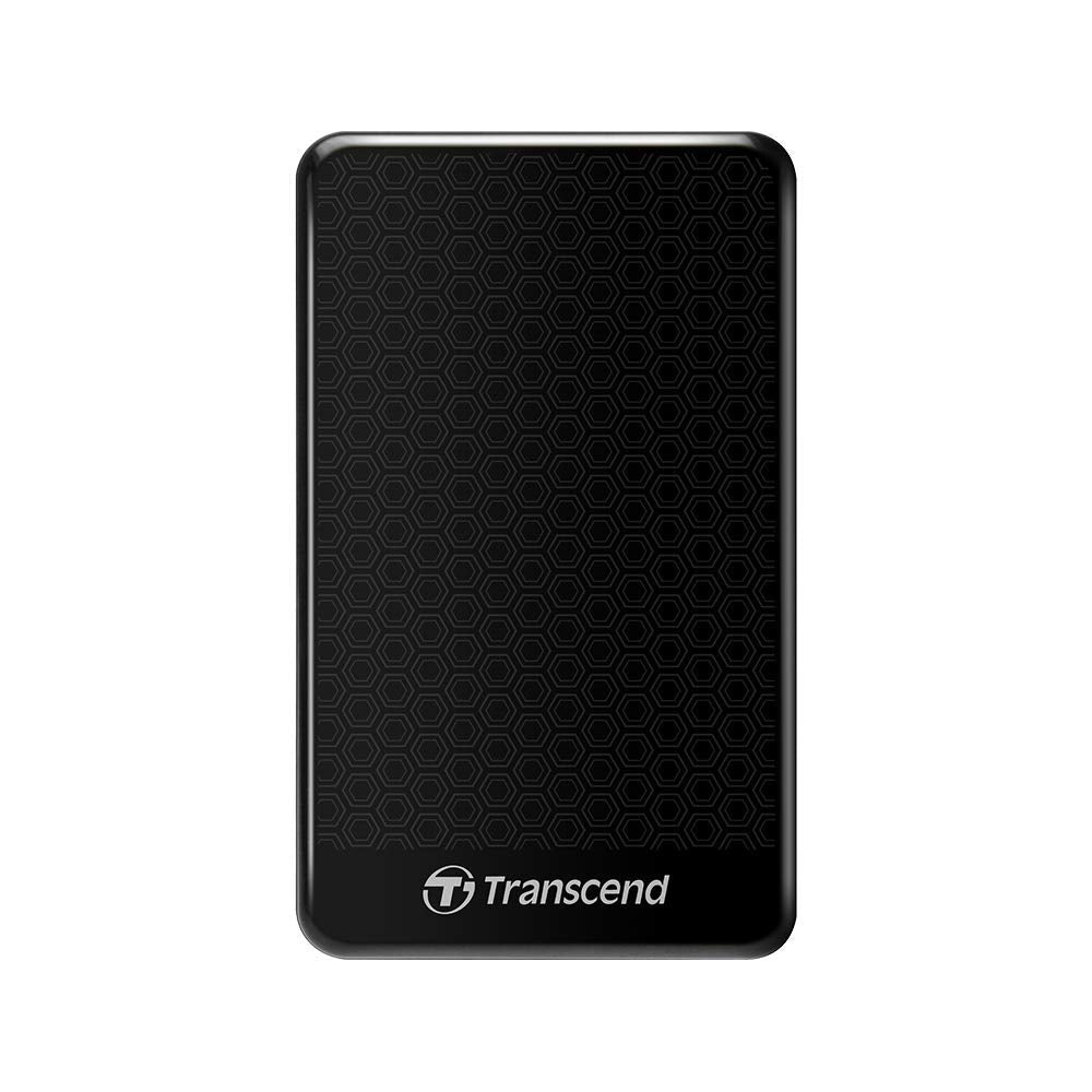 Transcend 2 TB USB 3.1 Gen 1 Portable Hard Drive, Black - StoreJet TS2TSJ25A3K