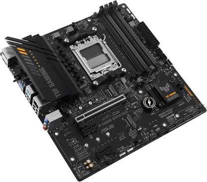 ASUS TUF GAMING A620M-PLUS Mainboard Sockel AMD A620 (Ryzen 7000, micro-ATX, DDR5 Speicher, PCIe 4.0, BIOS Flashback, USB 3.2 Gen 2, Aura Sync