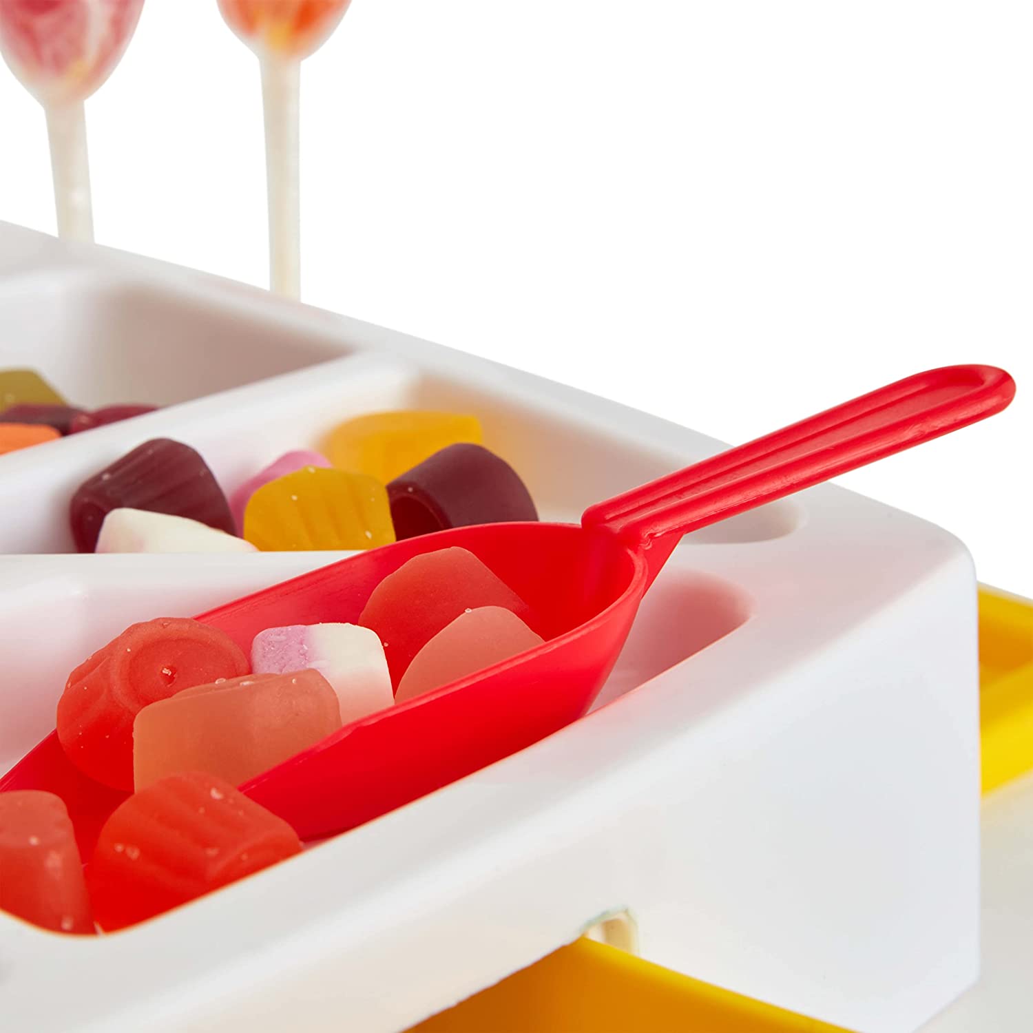 Casdon Pick and Mix Sweet Shop. Toy Sweet Shop Display Set with Working Scales, Cash Drawer, and Pretend Money. Suitable for Preschool Toys. Playset for Children Aged 3+