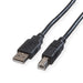 Roline | USB 2.0 Cable | A - B | Male/| Black |