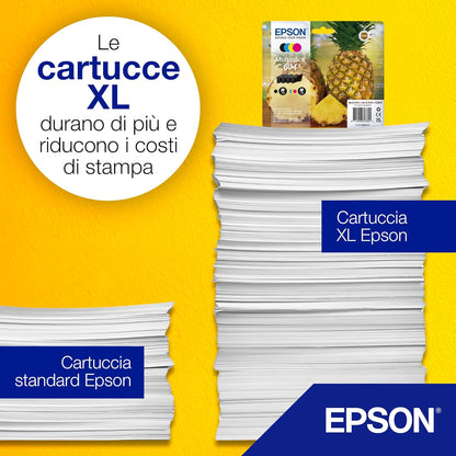 Epson 604XL Pineapple, Genuine Black Ink Cartridge