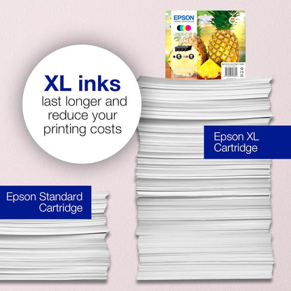 Epson 604XL Pineapple, Genuine Multipack, 4-colours Ink Cartridges