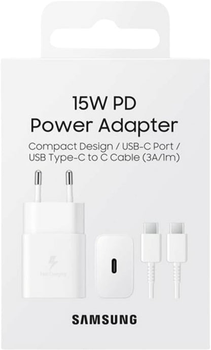 Charger 15W Typec White Con Cavo