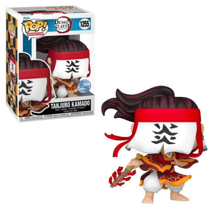 Funko Pop Demon Slayer Tanjuro Kamado Hinokami Kagura Figure (AAA Anime Exclusive)
