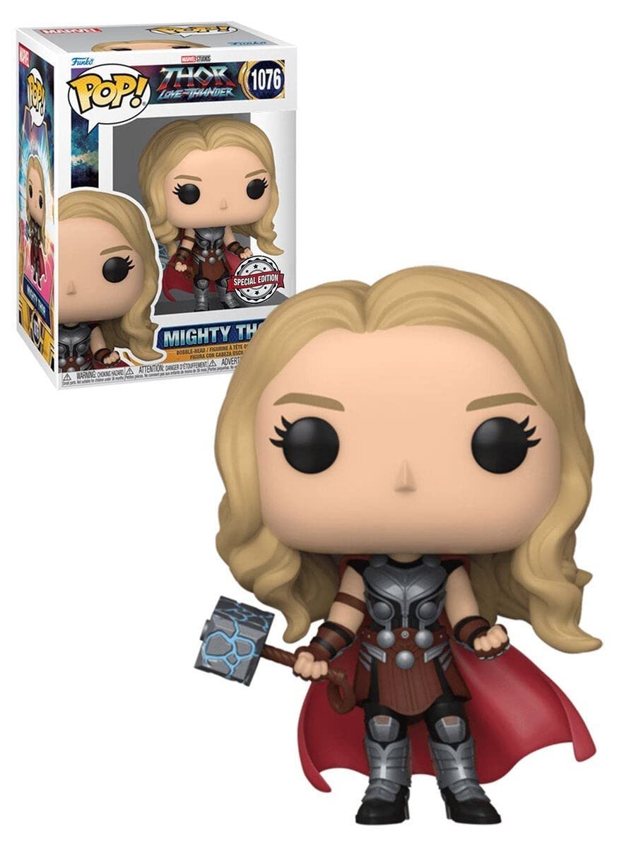 Funko Pop! Marvel: Thor Love and Thunder - Mighty Thor Vinyl Figure