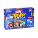 Funko Bitty Pop! DC Mini Collectible Toys - Harley Quinn, Poison Ivy, The Joker & Mystery Chase Figure (Styles May Vary) 4-Pack