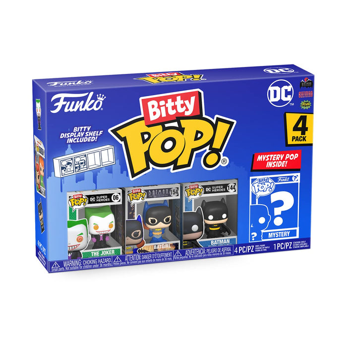 Funko BEETJE POP! : DC - The Joker 4PK (stijlen kunnen variëren