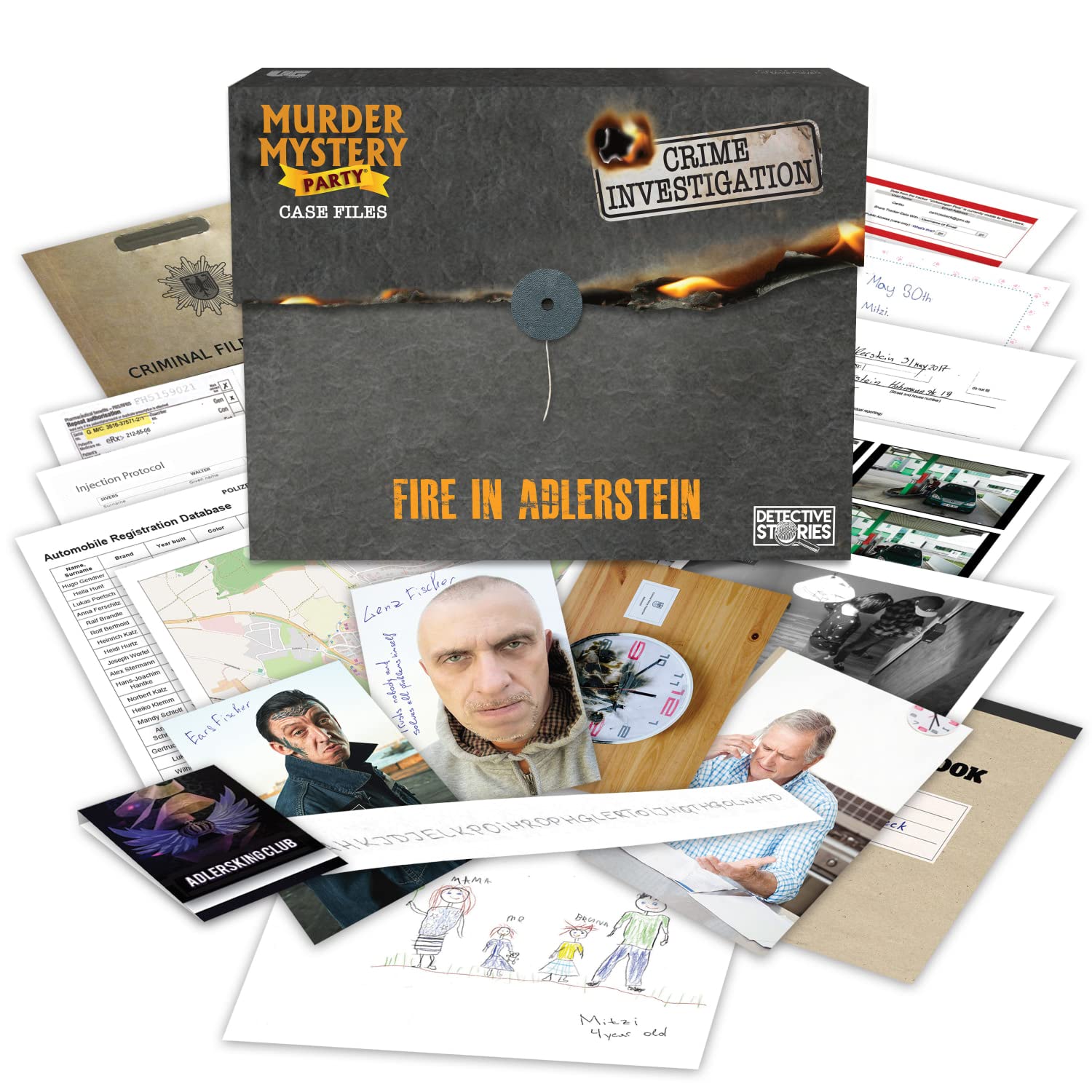 (New Aug) UG Murder Mystery Party Case Files: Fire in Alderstein