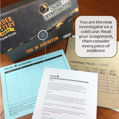 (New Aug) UG Murder Mystery Party Case Files: Fire in Alderstein