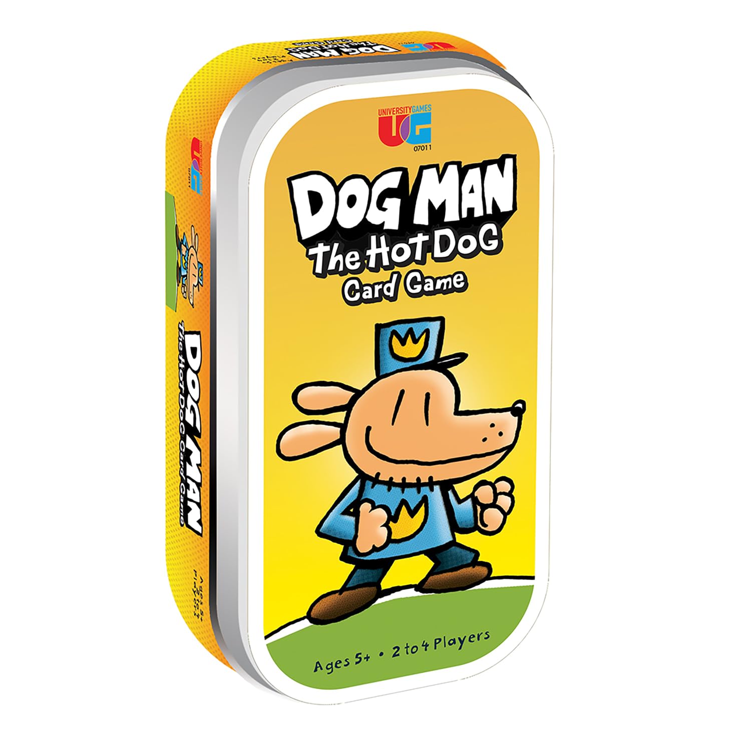 University Games Dog Man The Hot Dog Card Game | 2-4 Players, Yellow, One Size,07011