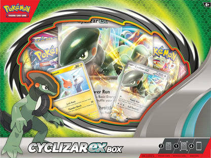 Pokémon TCG: Cyclizar ex Box (2 Foil Promo Cards, 1 Foil Oversize Card & 4 Booster Packs)