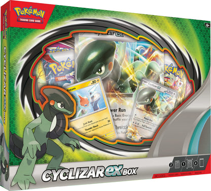 Pokémon TCG: Cyclizar ex Box (2 Foil Promo Cards, 1 Foil Oversize Card & 4 Booster Packs)