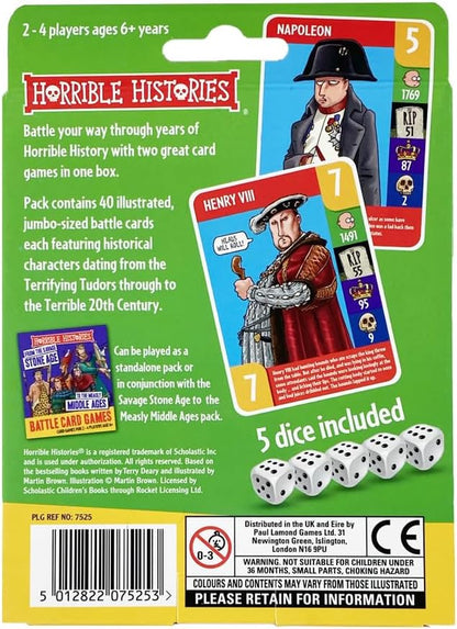 Horrible Histories 7525 Tudors Card Game