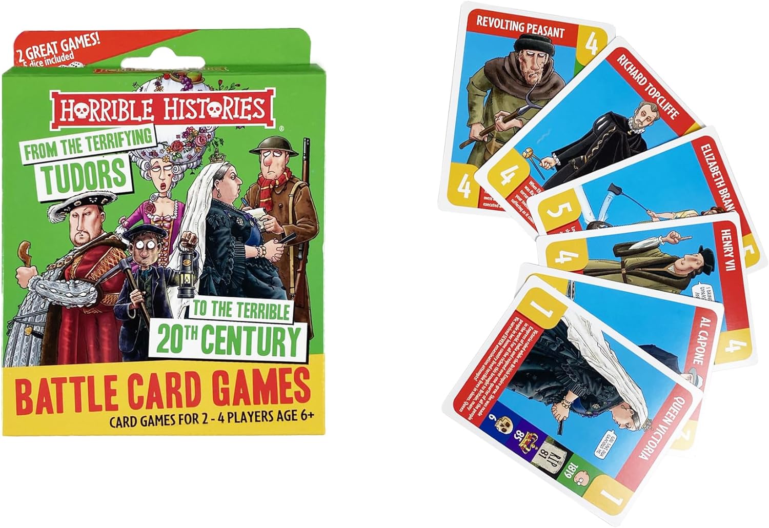 Horrible Histories 7525 Tudors Card Game