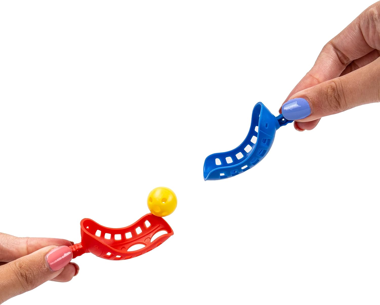 Fizz Creations The World's Smallest Scoop & Catch Game! Tiny Novelty Scoop & Catch Game, Includes 2 Scoops & 1 Ball.