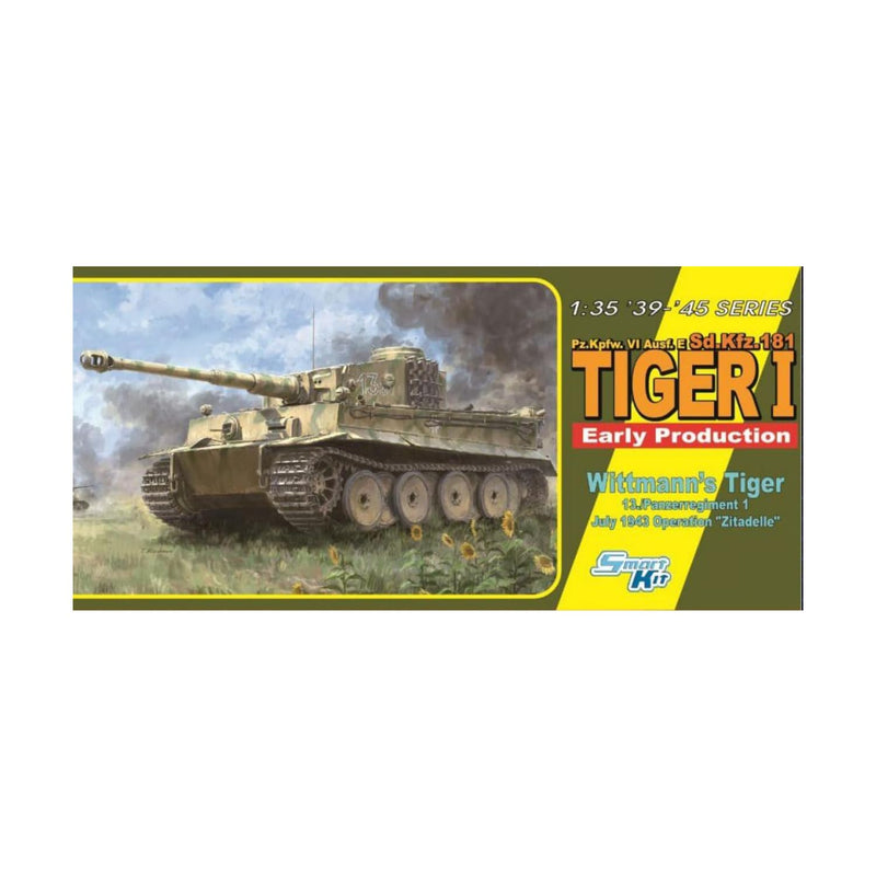 PzKpfw VI Ausf E SdKfz 181 Tiger I Early Prod. Tank Wittman 13/Panzer Rgmt 1 1943