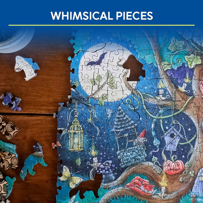 Ravensburger Wooden Jigsaw Puzzle for Adults and Kids Age 14 Years Up - Fantasy Forest 500 Pieces
