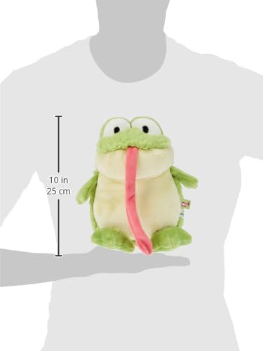 NICI 47614 Soft Frog 25 cm – Sustainable Cuddly Toys for Girls, Boys & Babies – Fluffy Stuffed Playing, Collecting & Cuddling – Cosy Plush Animals, Green