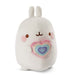 Nici - Nici Pluchen Knuffel Molang Regenboog met Hart in Geschenkdo