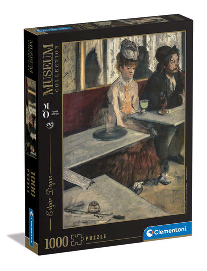 Clementoni - Puzzle Adulto 1000 Piezas Colección Museos Museo D´Orsay - Degas - El Ajenjo - Desde 14 años (39761