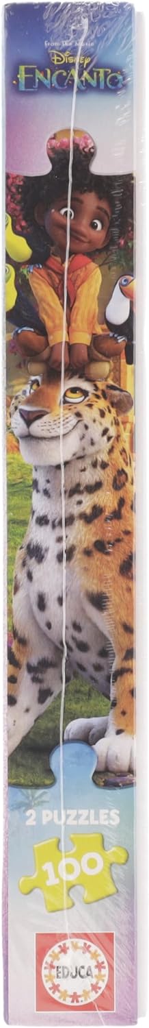Educa - Puzzle 100 Teile | Disney Encanto, 2x100 Teile Puzzle für Kinder ab 6 Jahren (19201