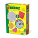 SES Creative 06403 Green Beedz, 4 Sortierte Eco-Stiftplatten, Bügelperlen-Set aus recyceltem Material