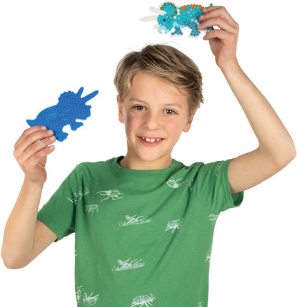 SES Creative 6405 - Green Beedz - Iron on Beads Set Triceratops Dino