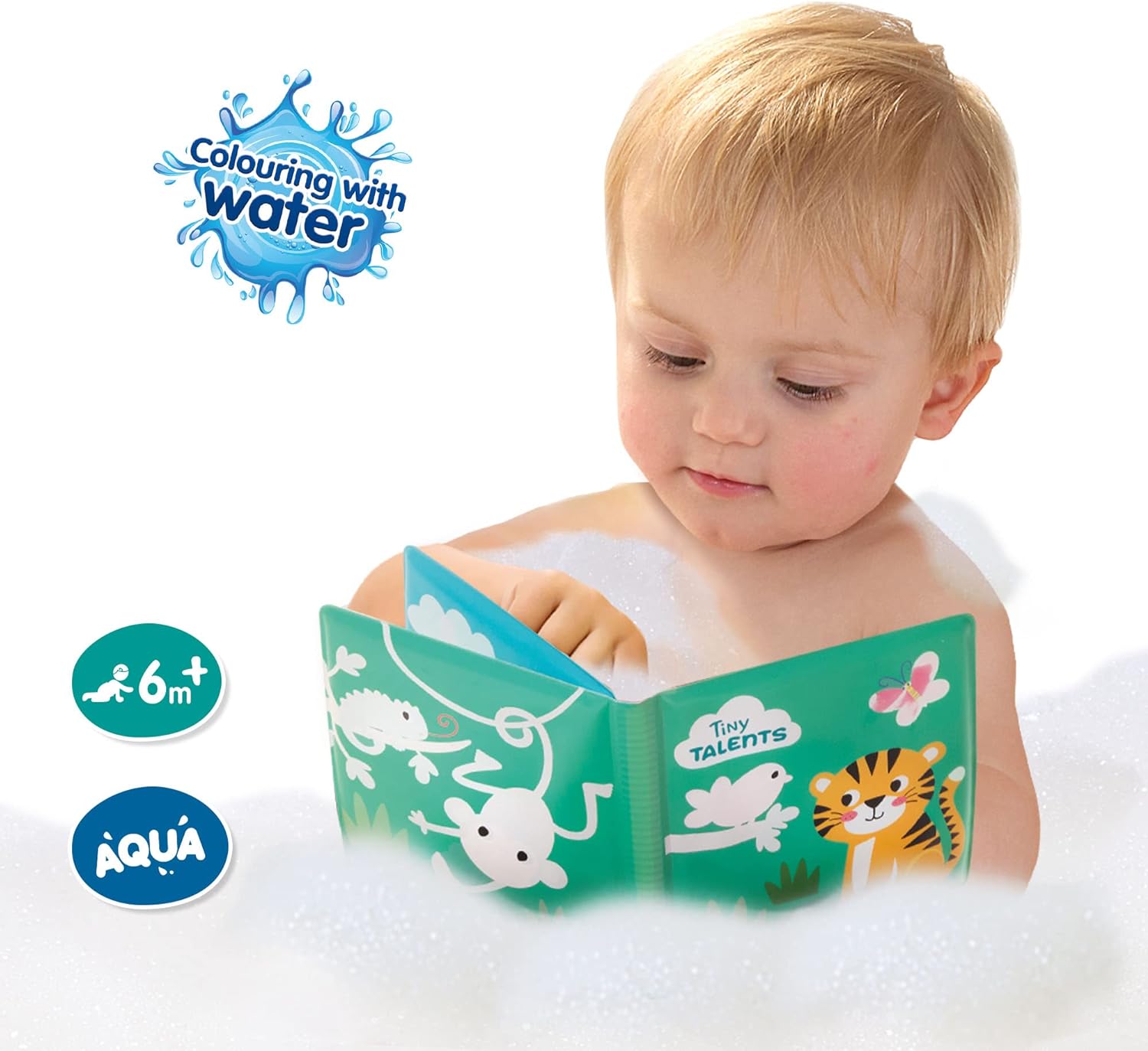 SES Creative 13056 Bath Book-Colouring with Water, Multi, One Size