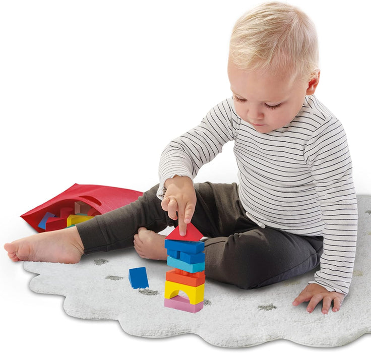 SES Creative 13143 Animal Wooden Building Blocks, Multi, One Size