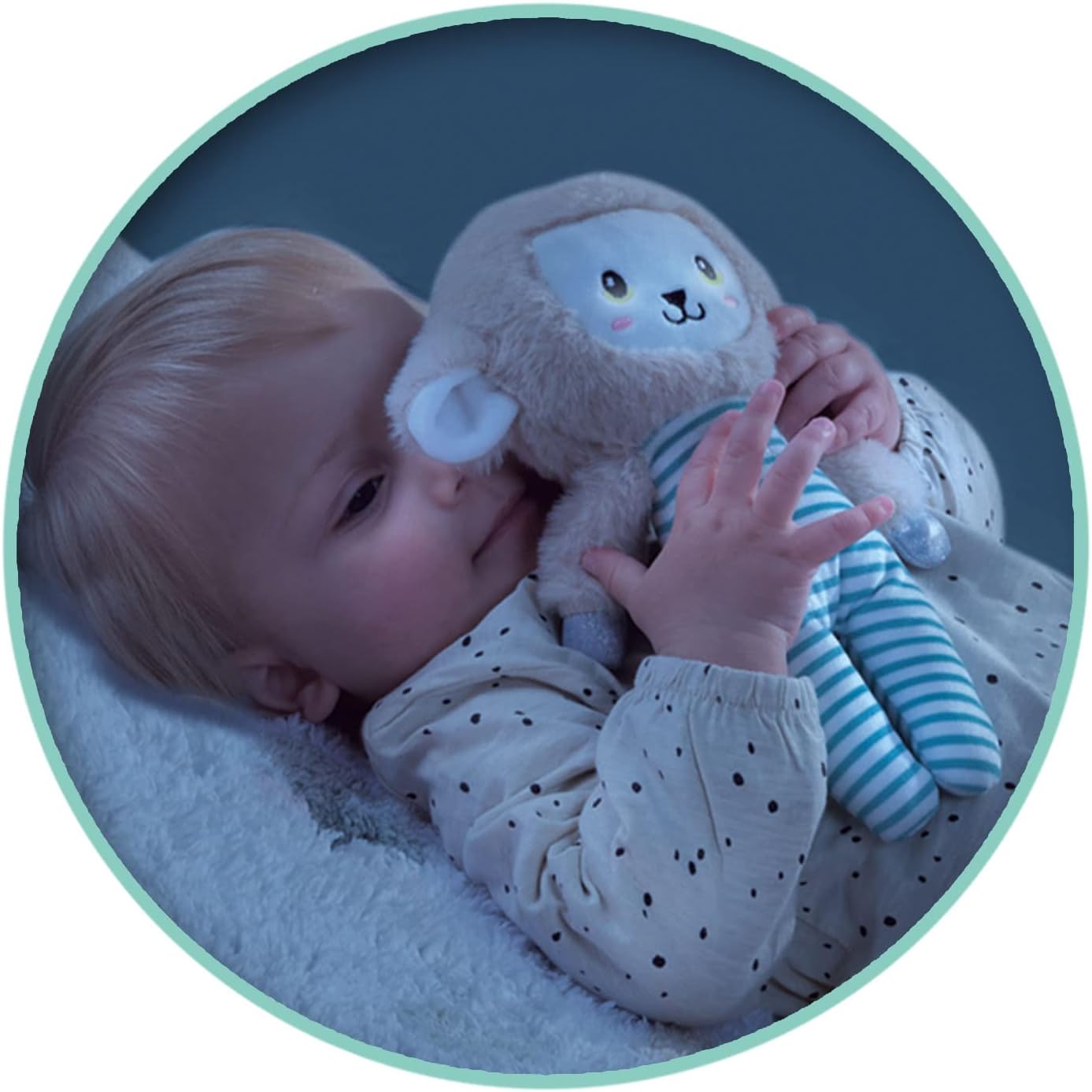 SES Creative 13155 Stars Sleepy Sheep-Night Buddy Glow in The Dark, Multi, One Size