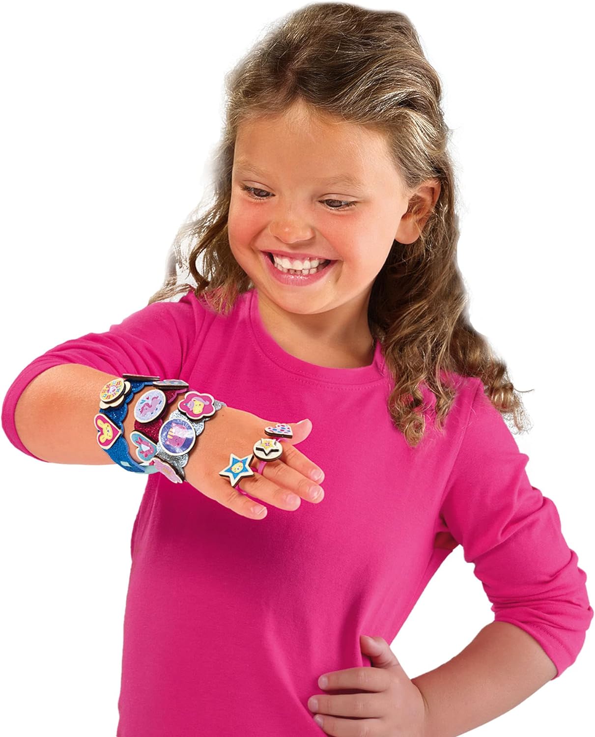 SES Creative 14028 Easy Ringe und Glitzerarmbänder, multiple