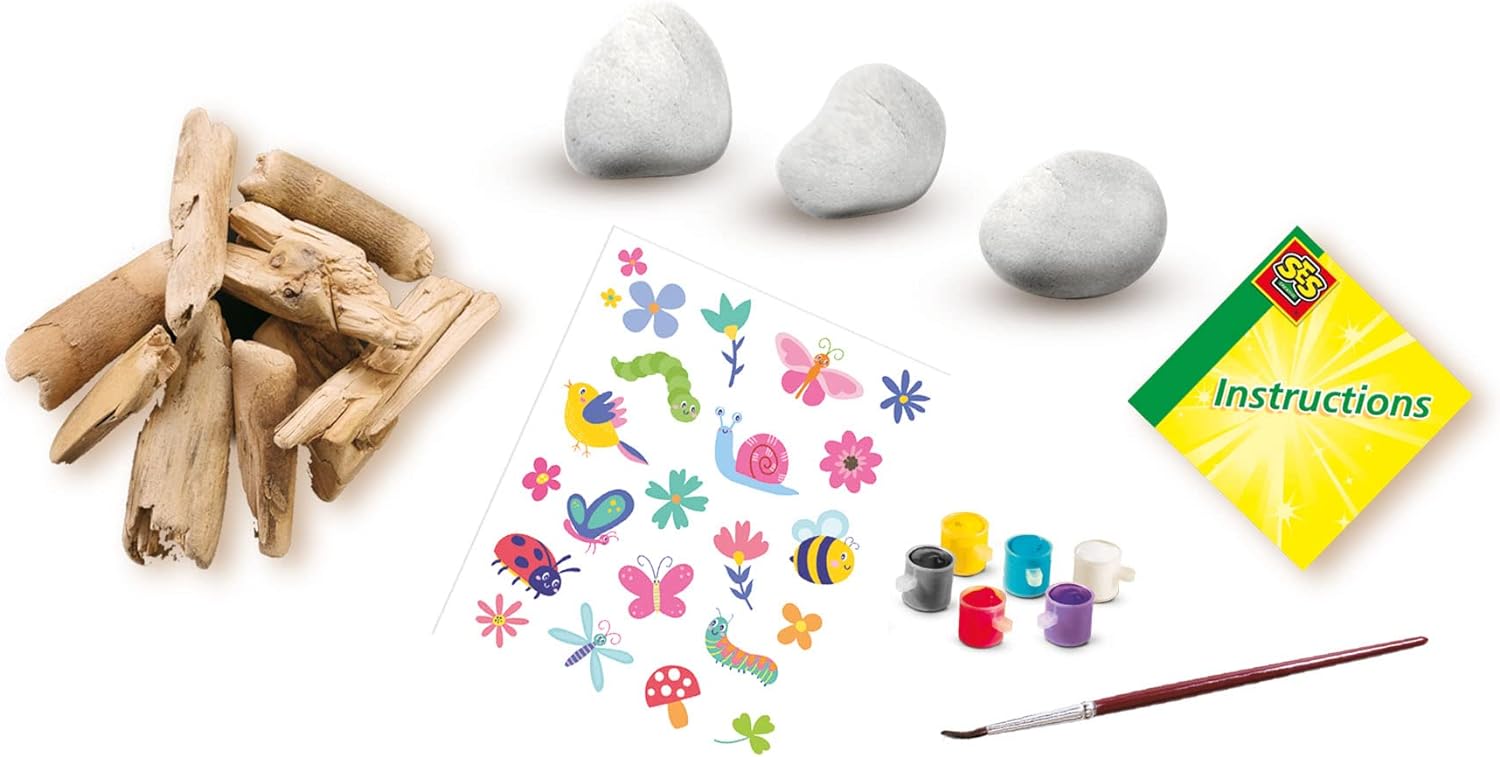 SES Creative Decorate Stones and Driftwood - Inspired by Nature