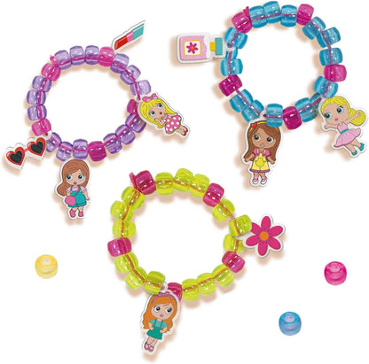 SES Creative 14744 Styling Girls-Amulettarmbänder, Blau,Braun,Gelb,Grün,Schwarz,Weiß