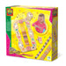 SES Creative 14745 Glass Beads Bracelets - Handy Wooden Frame Loom; Just Stretch The Elastic Over The Loom to Start Weaving with Beads; Age 6+