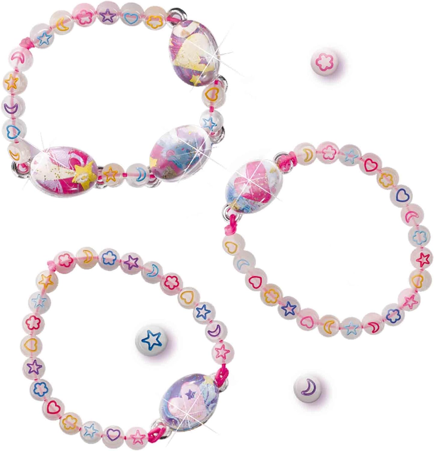 SES Creative 14761 - Glow in The Dark Galaxy Bracelets