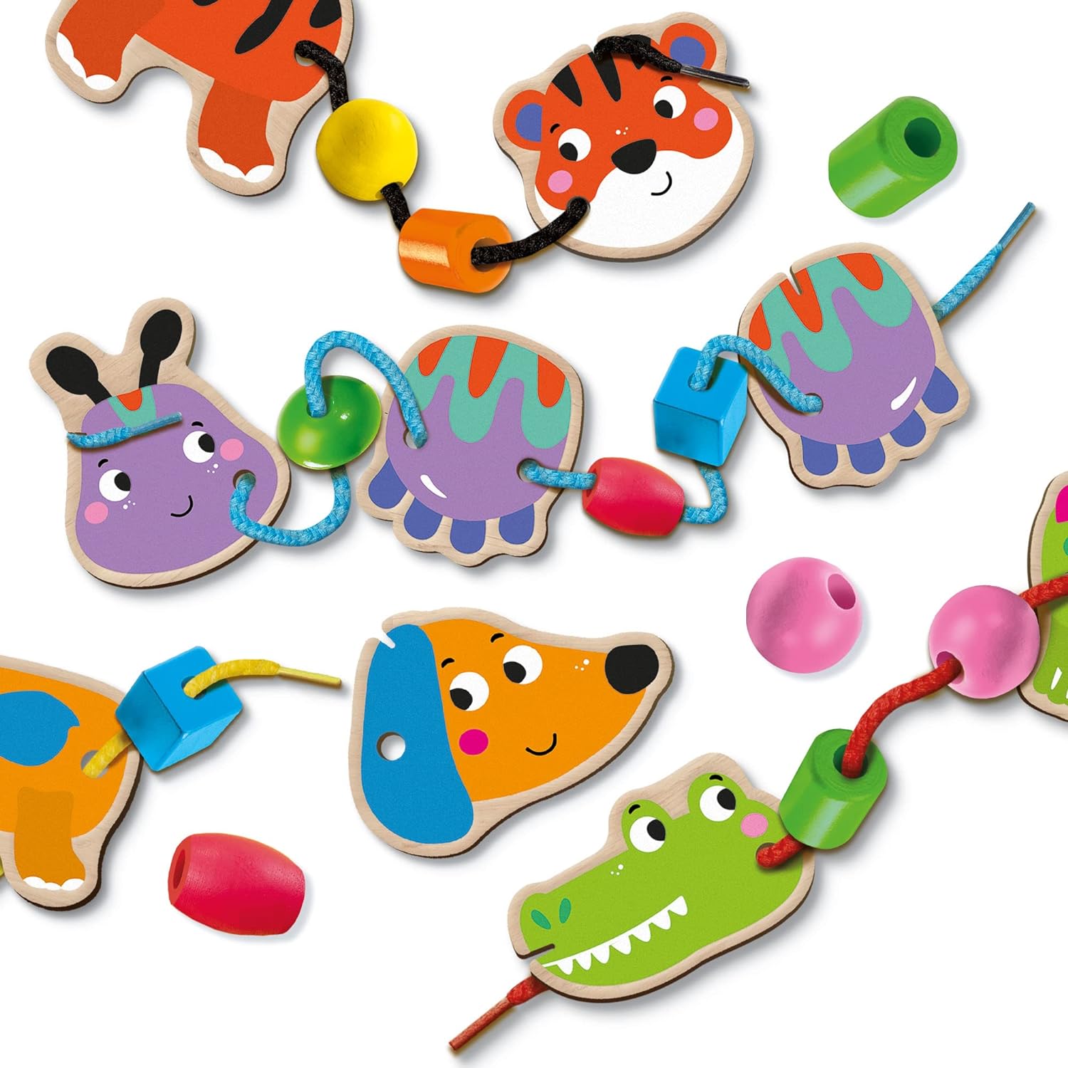 SES Creative 14800 Tiere fädeln mit Perlen, Multiple, Youth Large / 11-13
