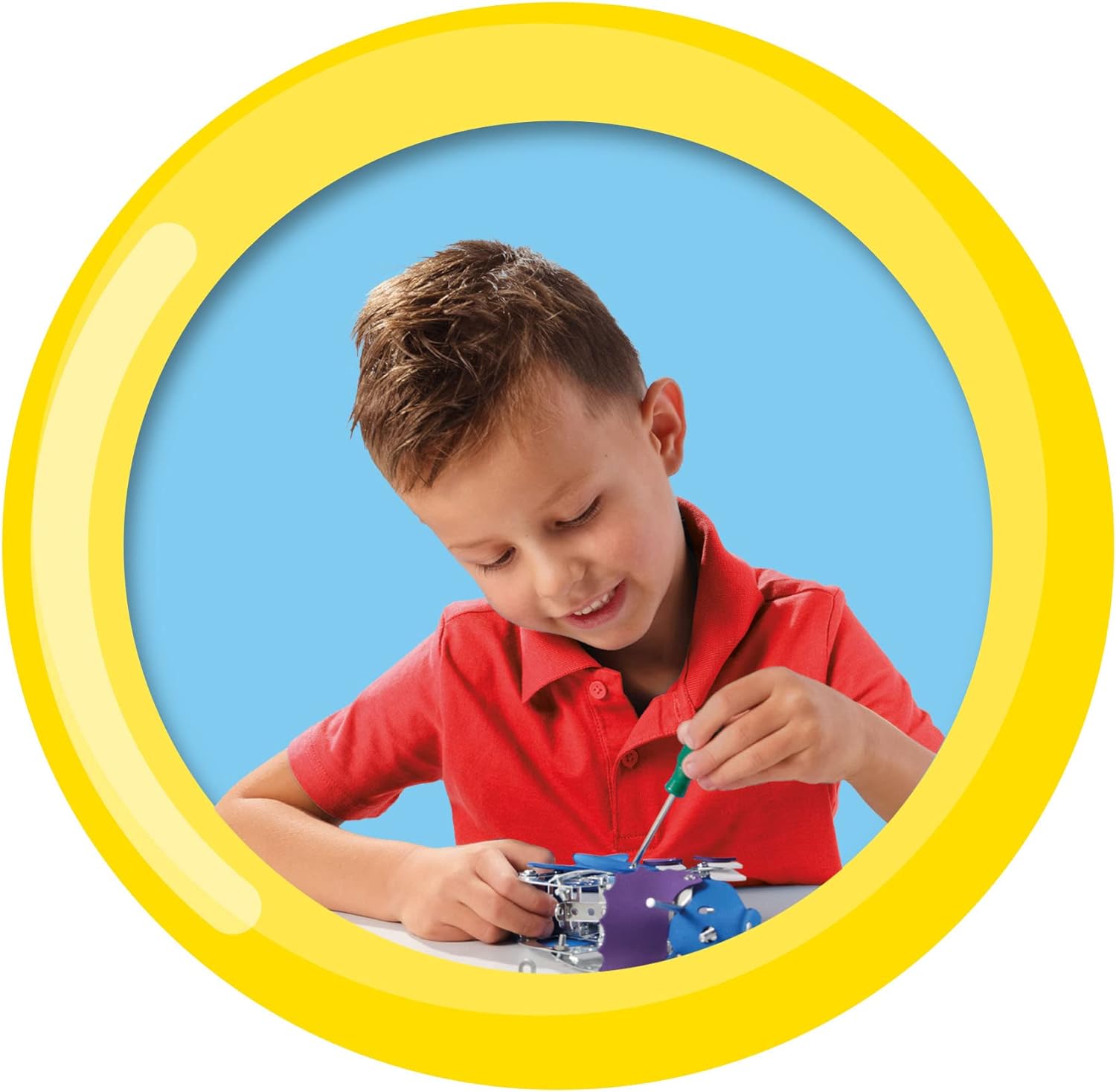SES Creative 14950 - Metal Dinosaur Construction Set - Triceratops and Spinosaurus