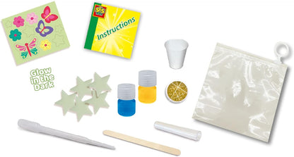 SES Creative 15015 Slime lab - Glow in the dark - Mix and play, Different thicknesses and colours, Age 8+