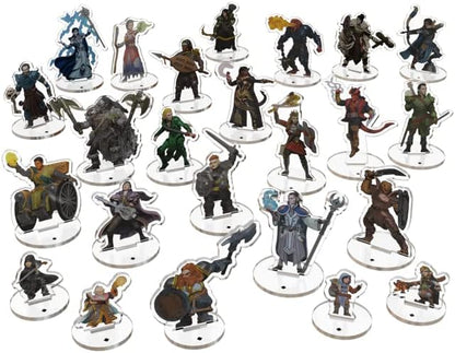 D&D Idols of The Realms: Wizards & Warriors – 2D Set
