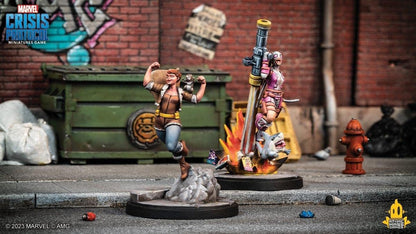 Atomic Mass Games | Marvel Crisis Protocol: Squirrel Girl & Gwenpool | Miniatures Card Game | Ages 14+ | 2 Players | 90 Minutes Playing Time