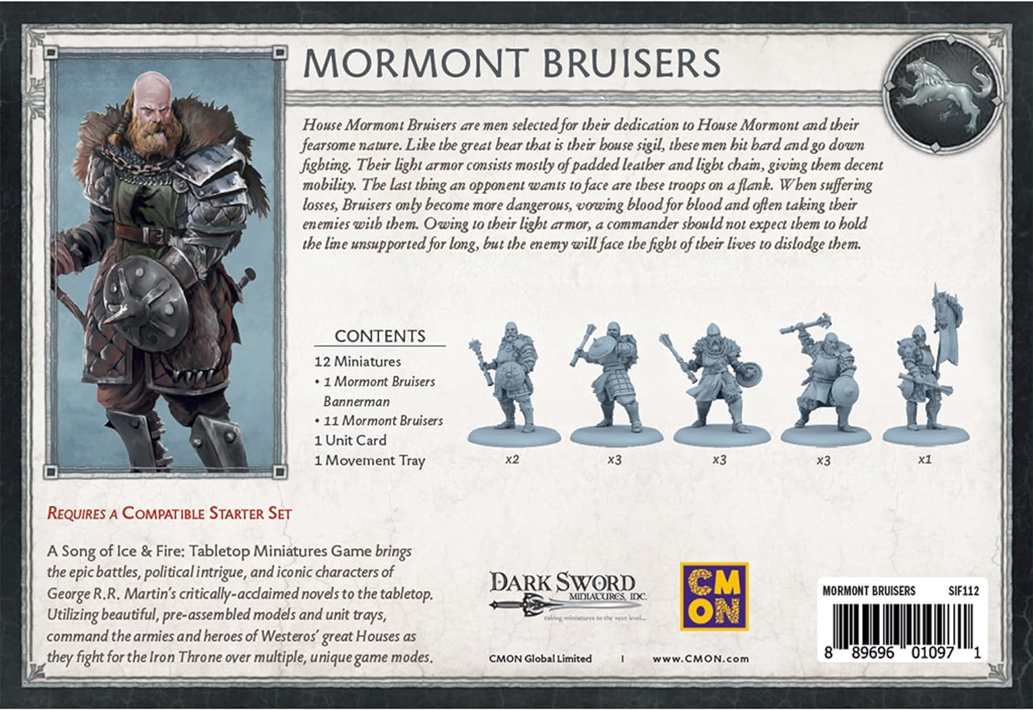 CMON A Song Of Ice And Fire Tabletop Miniatures Game Mormont Bruisers