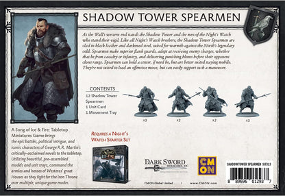 A Song Of Ice And Fire Tabletop Miniatures Game Shadow Tower Spearmen