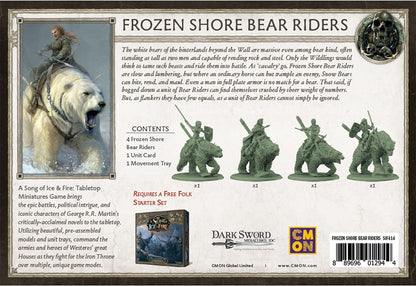 A Song of Ice and Fire Tabletop Miniatures Game Free Folk Frozen Shore Bear Riders