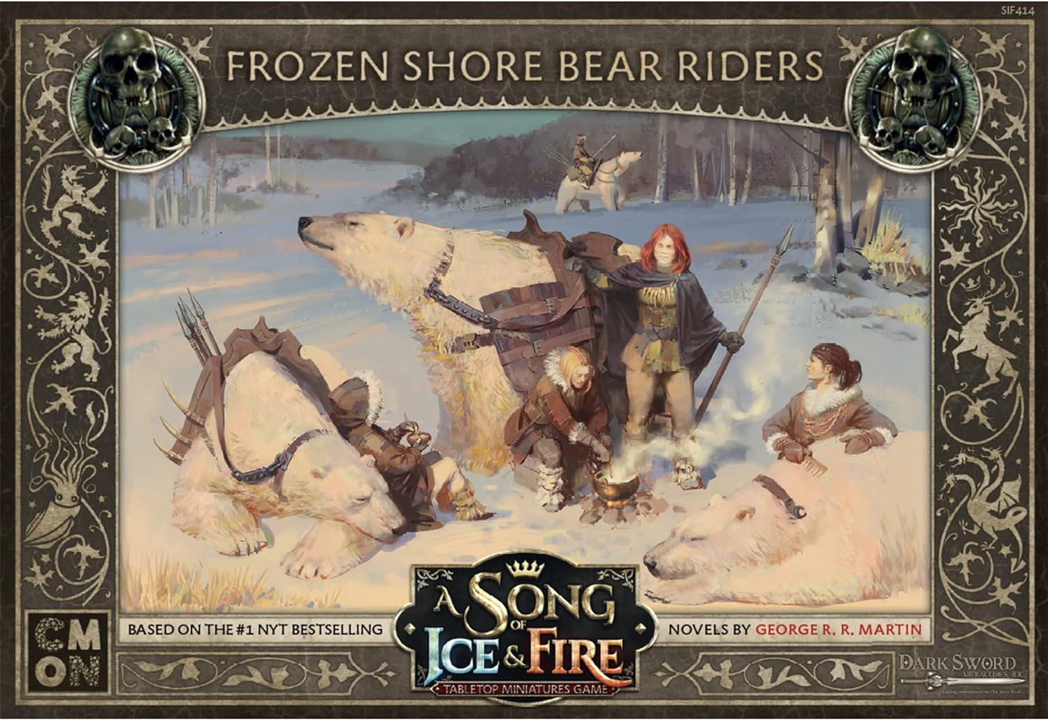 A Song of Ice and Fire Tabletop Miniatures Game Free Folk Frozen Shore Bear Riders