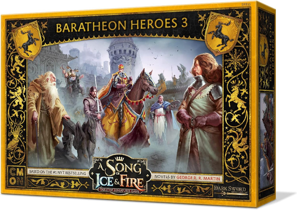 A Song Of Ice & Fire Tabletop Miniatures Game Baratheon Heroes 3