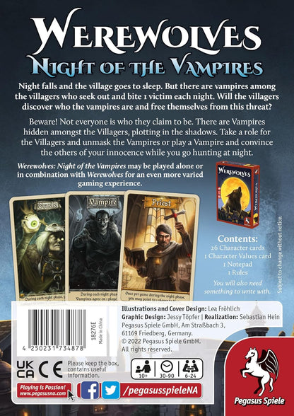 Pegasus Spiele 18276E Werewolves - Night of the Vampires card games